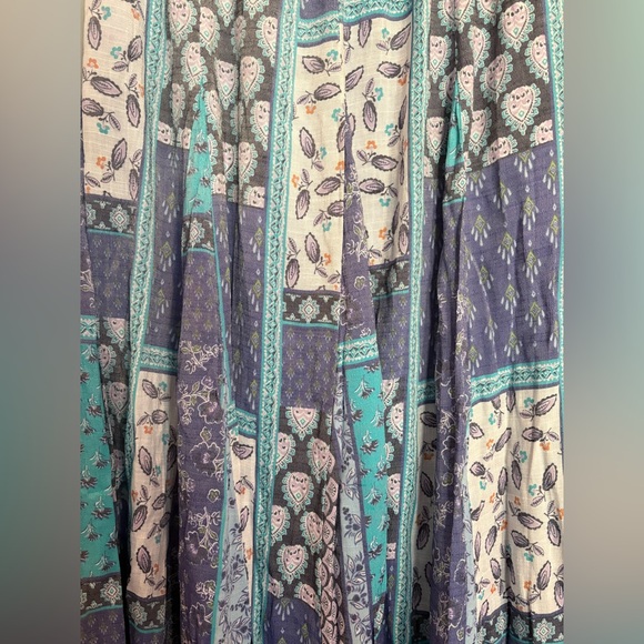 🍀Floral Patchwork Hope and Harlow Maxi Skirt - Picture 2 of 4